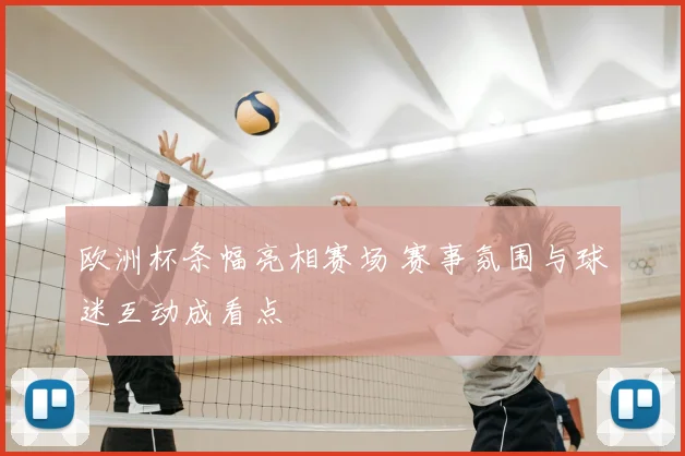 欧洲杯条幅亮相赛场 赛事氛围与球迷互动成看点