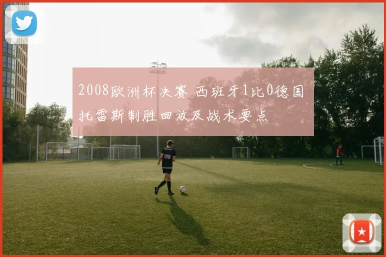 2008欧洲杯决赛 西班牙1比0德国 托雷斯制胜回放及战术要点
